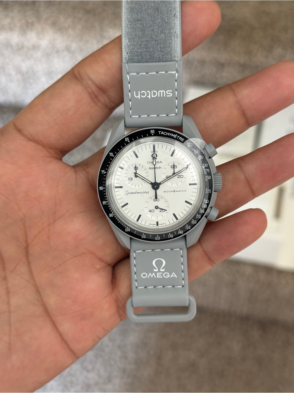 OMEGA X SWATCH 1965 SpeedMaster Moonswatch Brand New limited edition Watch - Picture 7 of 13